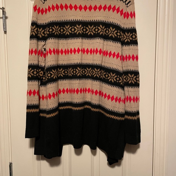 Talbot’s Patterned Open Cardigan - 1X - Picture 4 of 5